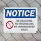 Signmission No Soliciting No Trespassing OSHA Notice Sign, Plastic, 10in W x 7in L, 2PK OS-2PACK-NS-P-710-L-14831 - alternate 8